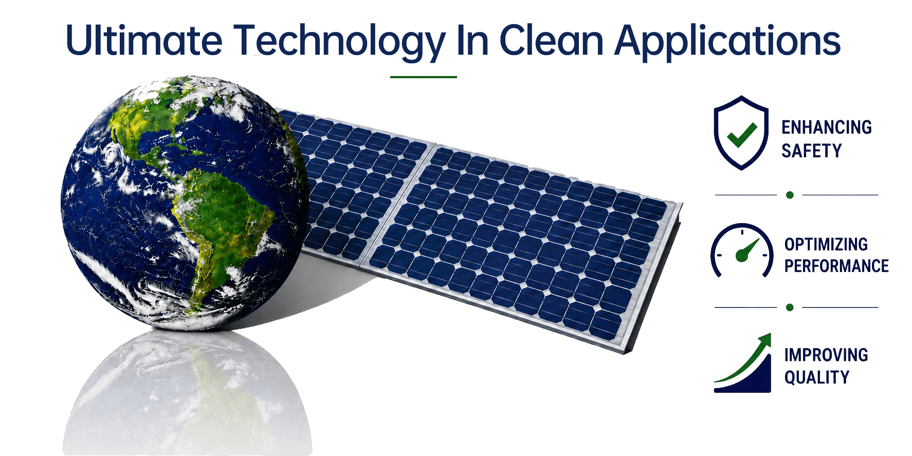 Earth and Solar Panel