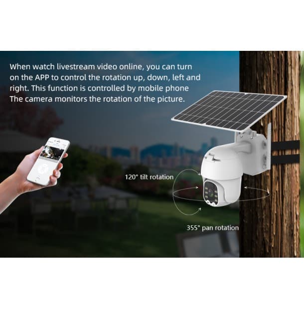 Solar 4G camera angle