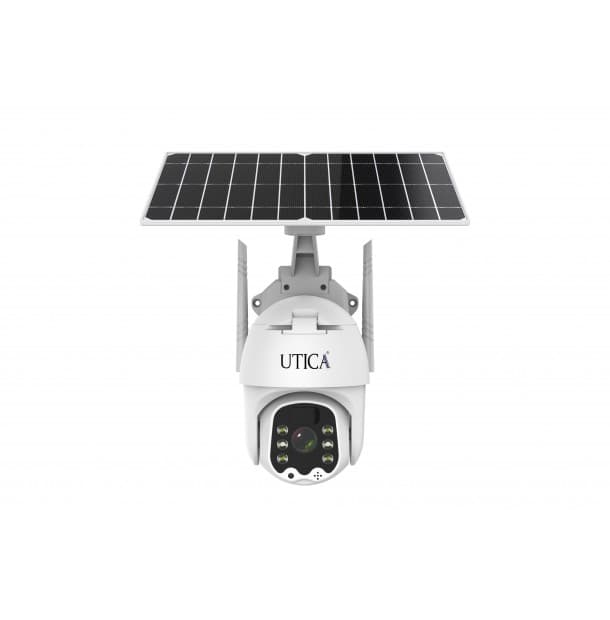 Solar-powered 4G surveillance camera