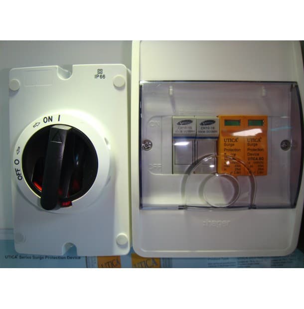 DC isolator close-up