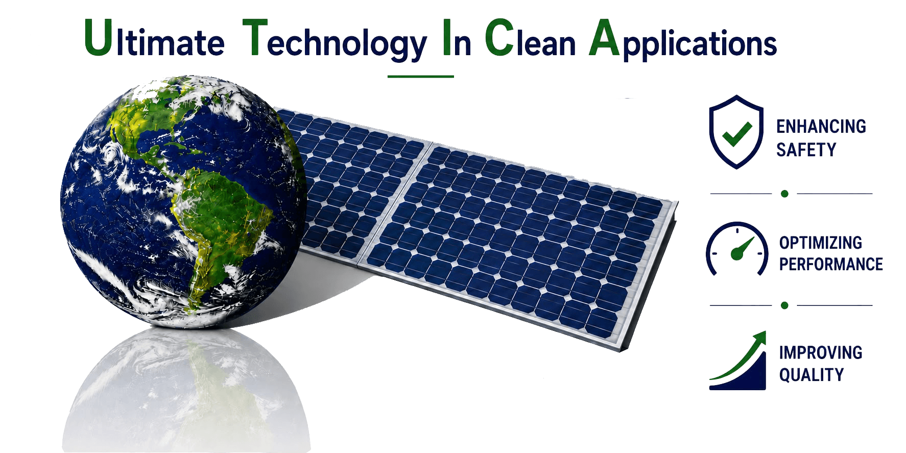 Earth and Solar Panel