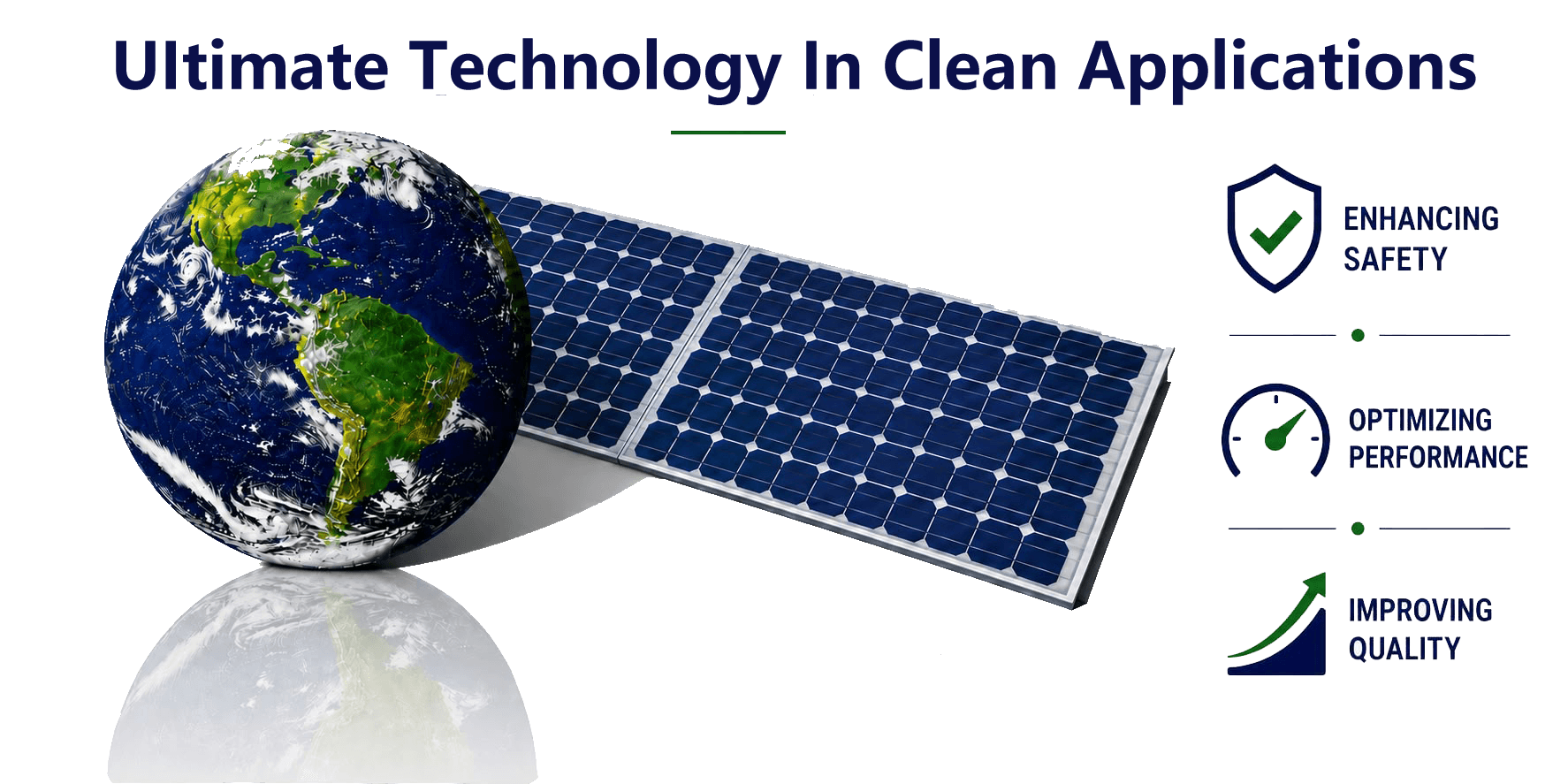 Earth and Solar Panel