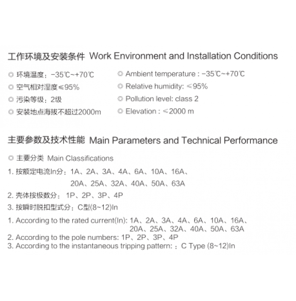 UTICA® DC MCB information
