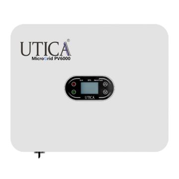 UTICA® MICROGRID PV6000 with Li-ion Battery Storage (*Inclusive of PV solar schematic drawings and technical support for installation)
