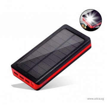 Element 20-RBT Solar Powered Charger – 20000mAh by UTICA®